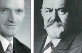 Mitbegründer Gustav Schomann und Theodor Elmendorf
