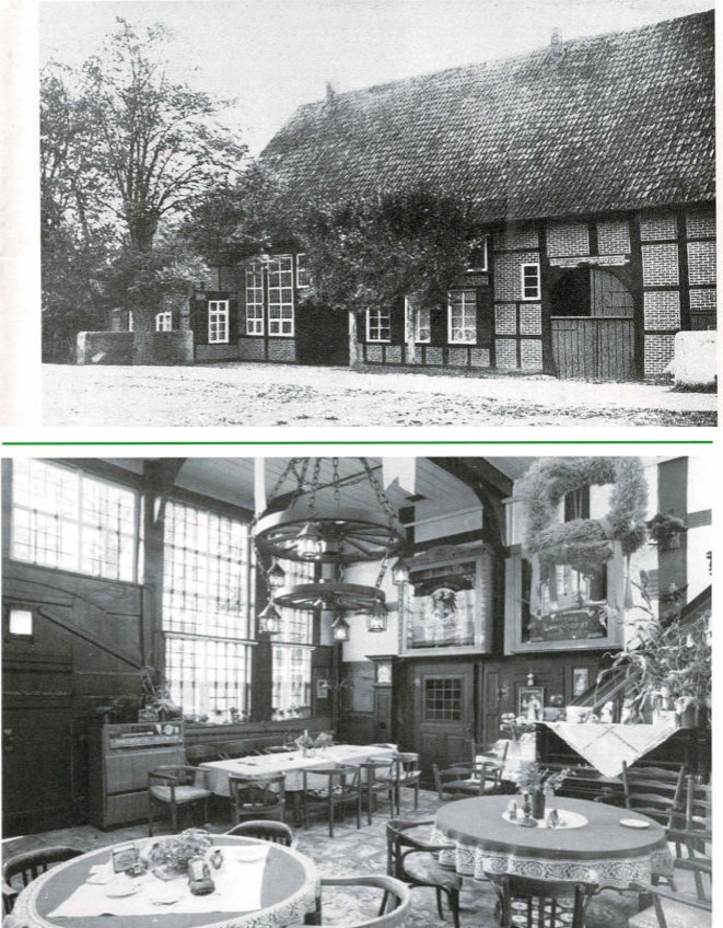 Historisches Bild der Gastwirtschaft 'Zur Linde', Ortmeyer