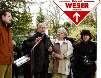 Eröffnung des Radwege-Netzes auf dem Kirchplatz
