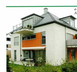 Historische Aufnahmen von Schröder-Bauten, u. a. ein Vierfamilienhaus An der Brede/Pelkumweg (1967) und der Um