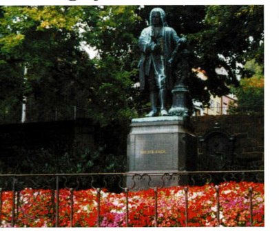 Das Bachdenkmal in Eisenach.