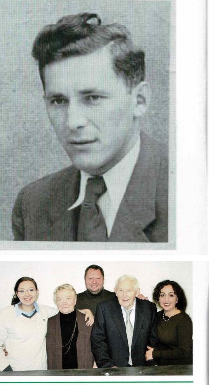 Gerd Dreesbeimdieke in jungen Jahren und beim 150-jährigen Firmenjubiläum mit seiner Familie.