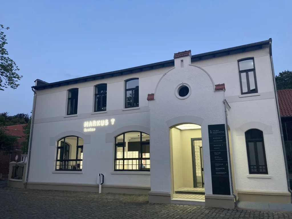 Brand Store Markus T, saniertes Brennereigelände Elmendorf