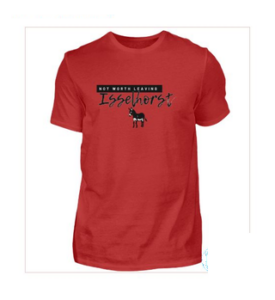 Herren-Shirt „Not worth leaving“ (dunkler Druck)