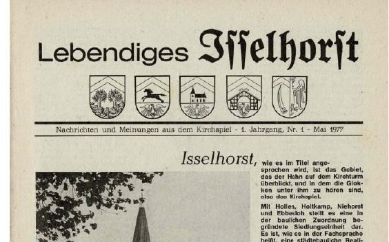 Titelseite Lebendiges Isselhorst, Mai 1977